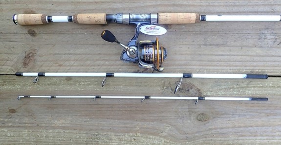 White Tiger Spin Travel Rod with Sea Side SW-CL2000