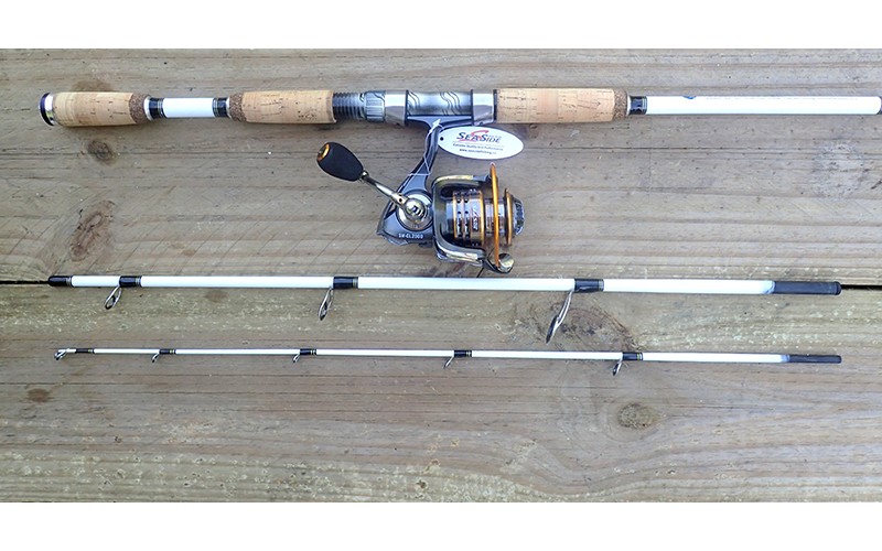ebay blue and white tiger fishing pole WALK N POP 77 Livingston Lures providing the gear and inspiration to the next generation of anglers 2) Shakespeare Tiger TGRB50 Spinner