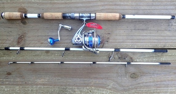 White Tiger fishing rod combo