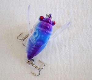 Cicada Winged 38mm Blue Purple