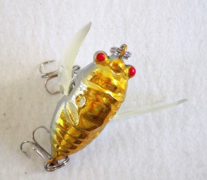 Cicada Winged 38mm Gold Silver