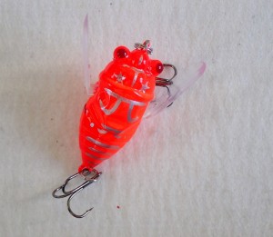Cicada Winged 38mm Red